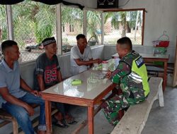 Melalui Komsos, Babinsa Ingatkan Pemuda Agar Tidak Terjerumus Dalam Narkoba Dan Judi online