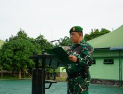 Kodim 0117/Aceh Tamiang Gelar Upacara Bendera Mingguan Setiap Hari Senin