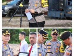 Komitmen Kapolres Pidie Jaya: Apel Penghargaan dan Pemeriksaan Senpi untuk Profesionalisme Polri