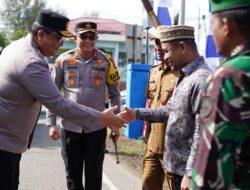 Kapolda Aceh Tinjau Pos Pelayanan Ops Lilin Seulawah di Terminal Kota Sigli