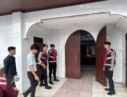 Polres Lhokseumawe Gelar Patroli Natal, Pastikan Keamanan Ibadah Jemaat