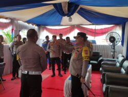 Kapolres Aceh Tamiang Pastikan Pos Pelayanan Nataru 2024 Siap Melayani Masyarakat