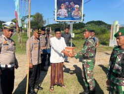 Wakil Bupati Terpilih Hasan Basri Disambut Wakapolres Pidie Jaya, Tinjau Pos Ops Lilin Seulawah