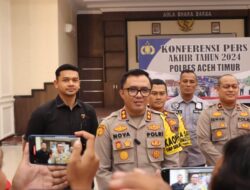 polres Aceh Timur Rilis Capaian Kinerja 2024: Gangguan Kamtibmas Turun, Kasus Narkoba dan Laka Lantas Menurun