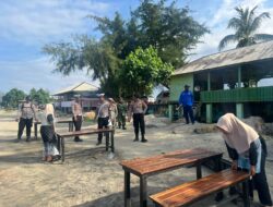 Patroli Gabungan dan Himbauan di Pantai Pidie Jaya: Jaga Keamanan dan Kenyamanan Pengunjung Menjelang Tahun Baru 2025