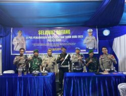Dandenpom Divif 3 Kostrad Menghadiri Pengecekan Pos Pam, Pos Pelayanan dan Pos Terpadu Operasi Lalin 2024