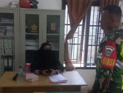Babinsa Laksanakan Pengumpulan Data Teritorial Di Kantor Desa
