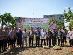 Kapolres Pidie bersama Forkopimda Pidie Launching Penanaman Serentak Program Pekarangan Pangan Bergizi