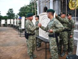 Pangdivif 3 Kostrad Resmikan Lambang Satuan di Gerbang Kemenangan