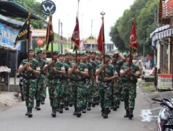 Tradisi Penyambutan Warga Baru Yonif 515 Kostrad Berlangsung Khidmat
