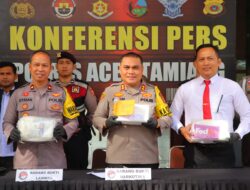 Kokain Senilai 4 Milyar Berhasil Diamankan oleh Satres Narkoba Polres Aceh Tamiang
