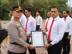 Apel Penghargaan: 20 Personel Polres Pidie Jaya Terima Reward atas Prestasi Gemilang