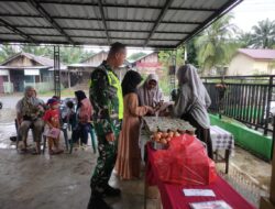 Wujudkan Balita Sehat, Babinsa Dampingi Pelaksanaan Posyandu