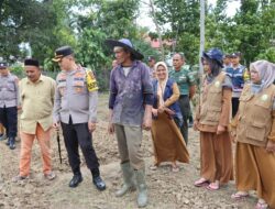 Sinergi Polri dan Masyarakat: Kapolres Pidie Jaya Tinjau Lahan Produktif Binaan Polsek Jangka Buya