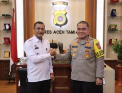 Kapolres Aceh Tamiang Menerina Kunjungan Audensi dan Silaturahmi Ka Lapas Narkotika Kelas IIB Langsa