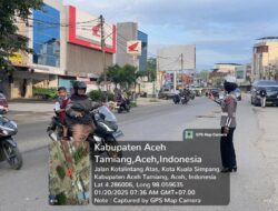 Strong Point Pagi, Satlantas Polres Aceh Tamiang Amankan ZAS
