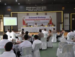 Polres Aceh Tamiang Mengikuti Sosialisasi dan Supervisi Nota Kesepahaman Antara Polda Aceh dengan Mahkamah Syariah