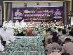 Polres Aceh Tamiang Gelar Isra mi’raj, Kapolres : Niatkan Tugas Sebagai Ibadah dan Jadikan Pekerjaan Kita Sebagai Ladang Amal