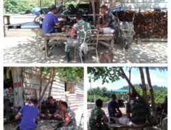 Anjangsana dan Silaturahmi Babinsa Koramil 1311-06/Bungku Utara di Desa Wonparigi Atas