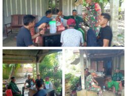 Pererat Kemanunggalan TNI dengan Rakyat, Babinsa Koramil 1311-06/Bungku Utara Laksanakan Anjangsana dan Silaturahmi di Desa Tambale