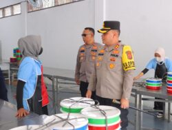 Kapolres Aceh Tamiang Tinjau Dapur Umum MBG di Kejuruan Muda