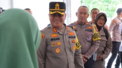 Kasatlantas Polres Aceh Tamiang Dampingi Kapolres Tinjau Dapur Umum MBG