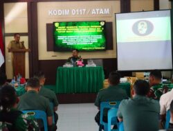 Primkop Kartika Parikesit Putra Sedia Kodim 0117/Aceh Tamiang Gelar RAT 2024