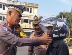 Berbasis Humanis, Kasatlantas Polres Aceh Tamiang Pimpin Ops KS 2025