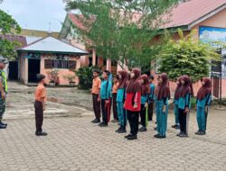 Babinsa Koramil 08/Rantau Latih PBB Siswa Sekolah Dasar