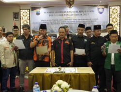 Wujudkan Harkamtibmas Yang Kondusif Jelang Bulan Ramadhan, Polda Jateng Lakukan Pembinaan Ormas dan Tandatangani Deklarasi Damai