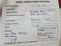 Musa Weliansyah Sebagai Anggota DPRD Provinsi Banten Laporkan Mantan Penjabat Gubernur Banten