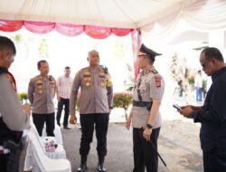 Polres Pidie Sukses Amankan Pengambilan Sumpah dan Pelantikan Bupati dan Wakil Bupati Pidie.