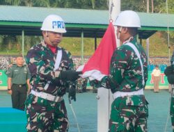 Pimpin Upacara Bendera Hari Senin, Kasdim Ingatkan Anggota Disiplin Dalam Menjalankan Tugas