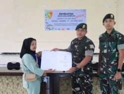 Yonzipur 9 Kostrad Gelar Pembuatan Akta Kelahiran Gratis dalam Rangka HUT Ke-64 Kostrad