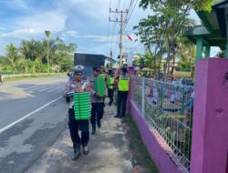 Polres Pidie Jaya Kawal Distribusi Makanan Bergizi untuk Siswa, Dukung Program Asta Cita Presiden