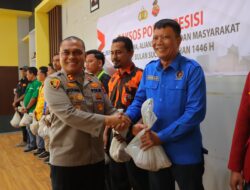 Polres Aceh Tamiang Gelar Bakti Sosial (Baksos) Polri Presisi Jelang Bulan Ramadhan