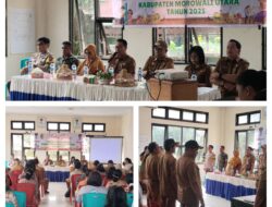 BABINSA KORAMIL 1311-05/MORI ATAS HADIRI RAPAT REMBUG STUNTING TINGKAT KECAMATAN KABUPATEN MOROWALI UTARA