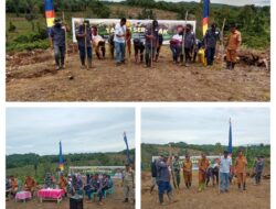 BABINSA KORAMIL 1311-05/MORI ATAS HADIRI TANAM SERENTAK PADI GOGO 2025 DI DESA PEONEA