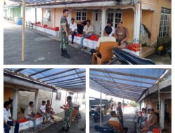 Komsos dan Sosialisasi Penerimaan Seleksi TNI AD TA 2025 oleh Babinsa Koramil 1311-07/Menui Kepulauan