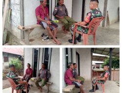 Babinsa Koramil 1311-06/Bungku Utara Laksanakan Anjangsana di Desa Tirowangan Atas