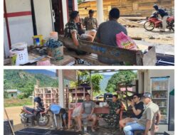 BABINSA KORAMIL 1311-03/PETASIA PERERAT SILATURAHMI MELALUI KOMSOS BERSAMA WARGA DESA GANDA GANDA