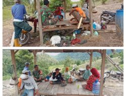 BABINSA KORAMIL 1311-08/SOYO JAYA LAKSANAKAN KOMSOS DI WILAYAH BINAAN GUNA JALIN KEBERSAMAAN