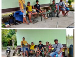 BABINSA KORAMIL 1311-06/BUNGKU UTARA LAKSANAKAN ANJANGSANA DAN KOMSOS DI DESA SILITI