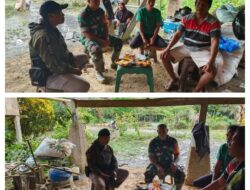 BABINSA KORAMIL 1311-03/PETASIA LAKSANAKAN KOMSOS BERSAMA WARGA DESA TOGOMULYA