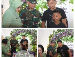 Kepedulian Dandim 1311/Morowali bersama Ketua Persit KCK Cab.LXVII Dim 1311: Melayat dan Memberikan Motivasi kepada Anggota yang Kehilangan Istri