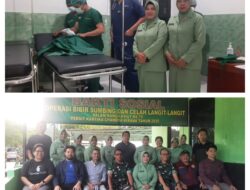 Operasi Bibir Sumbing dan Celah Langit-langit Warnai HUT Ke-79 Persit KCK di  Kodim 1307/Poso