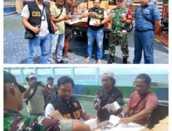 Sinergitas TNI AD Dan Bea Cukai Sita 148.000 Batang Rokok Ilegal Di Wilayah Kodim 1307/Poso.