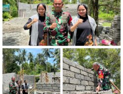 Letkol Alzaki Turun Langsung Membangun Rumah Warga: Ini Dilengkapi Ruang Belajar untuk Anak-Ana