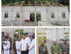 Dansatgas TMMD ke-123 Kodim 1311/Morowali Tinjau Pembangunan Kelas Pesantren Darul Qur’an Alkhairaat