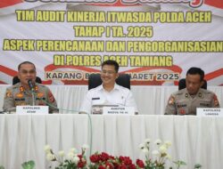 Polres Aceh Tamiang Menerima Kunjungan Tim Audit Kinerja Tahap I Itwasda Polda Aceh